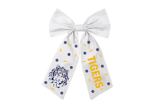 Beaded Bow - White [6 week turnaround time]