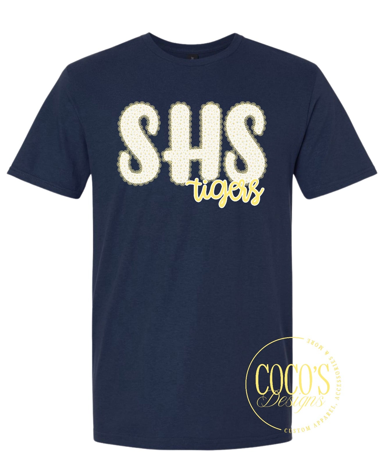 Lace SHS Tigers Navy Tee